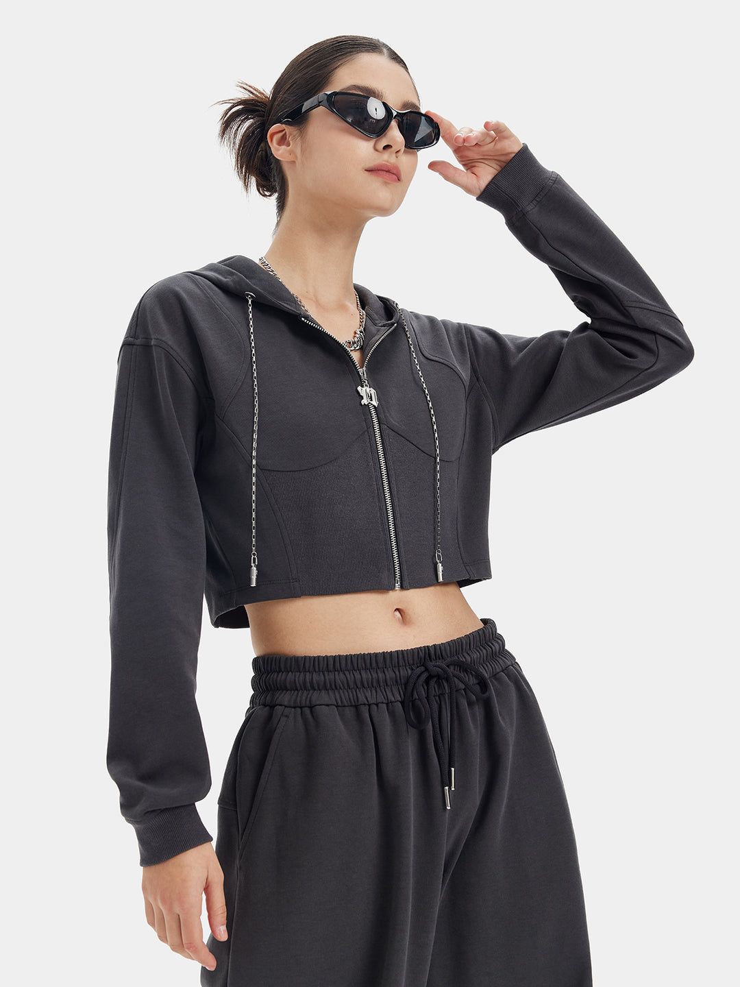 Two Piece Casual Outfit Workout Hoodie Sweatsuits Track Suits Lounge Sets